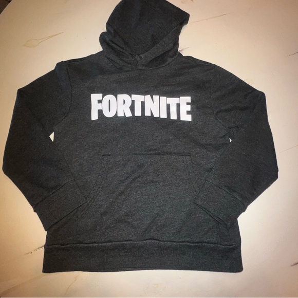 Fortnite Other - Gray Epic Games Fortnite Hoodie, Boys Size Medium, Preowned